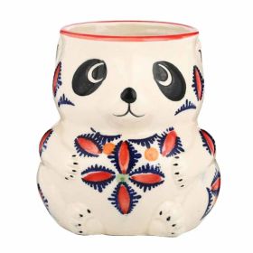 Cute Panda Hawaiian Cocktail Cup Animal Ceramic Mug Summer Drinking Cup, 480ml