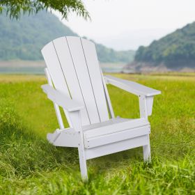 Folding Adirondack Chair, Relaxing Stackable Arm Rest Ergonomic HDPE All-Weather Adirondack Chair