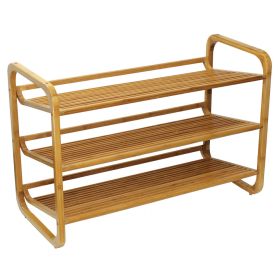 Oceanstar SR1231 3 Tier Bamboo Shoe Rack