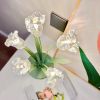 Crystal Bell Orchid Table Lamp, Bedside lamp, Gifts for girls chrildren, Flower nursery night light