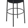 30" Tall, Round High Bar Stools, Set of 2 - Contemporary upholstered dining stools for kitchens, coffee shops and bar stores - Includes sturdy hardwar