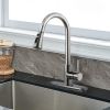 Pull Down Kitchen Faucet with Sprayer Stainless Steel Brushed Nickel