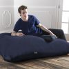 Jaxx 5.5 ft Pillow Saxx Bean Bag Pillow, Navy