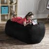 Jaxx 4 ft Lounger Bean Bag, Black