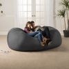 Jaxx 7 Foot Giant Bean Bag Sofa, Charcoal