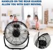 Simple Deluxe 20 Inch 3-Speed High Velocity Heavy Duty Metal Industrial Floor Fans Quiet for Home, Commercial, Residential, and Greenhouse Use, Outdoo