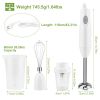 3-In-1 Immersion Hand Blender Multifunctional Stick Blender Mixer Grinder