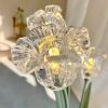 Crystal Bell Orchid Table Lamp, Bedside lamp, Gifts for girls chrildren, Flower nursery night light