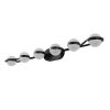 Vanity Lights With 6 LED Bulbs For Bathroom Lighting(Black)