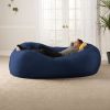 Jaxx 7 Foot Giant Bean Bag Sofa, Navy