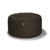 Jaxx Saxx 4 Foot Round Bean Bag w/ Removable Cover, Chocolate