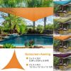 9.84ft Shade Sail Patio Cover Shade Canopy Camping Sail Awning Sail Sunscreen Shelter Triangle Cover